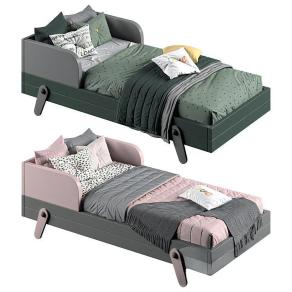 现代单人床 儿童床-1